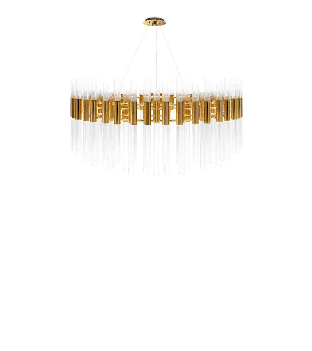 Waterfall Round Suspension Light