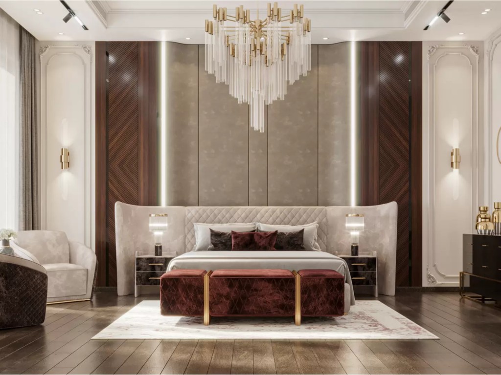 The Most Exquisite Finishes in a Deluxe Bedroom