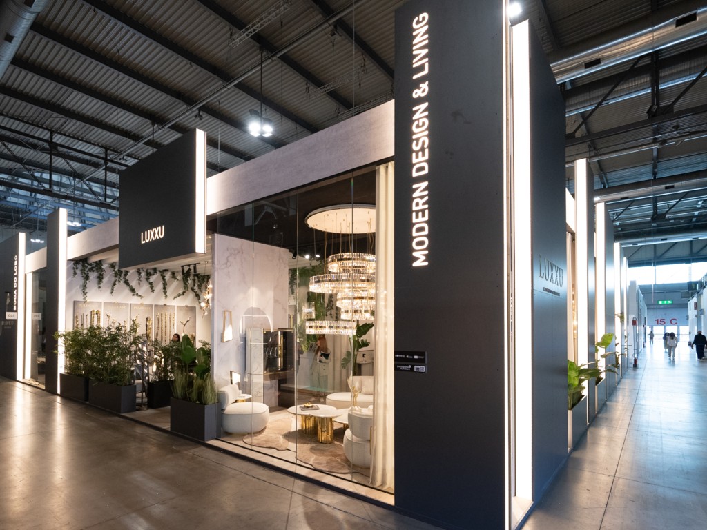 LUXXU’s Stand at Salone del Mobile 2024