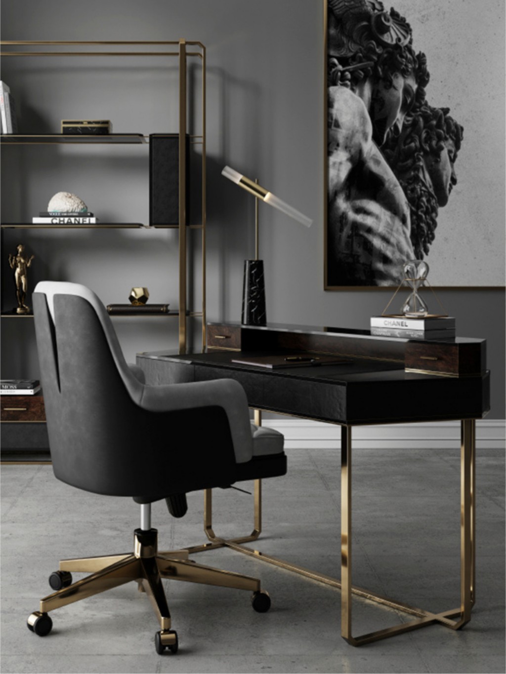 Modern Classic Office Decor