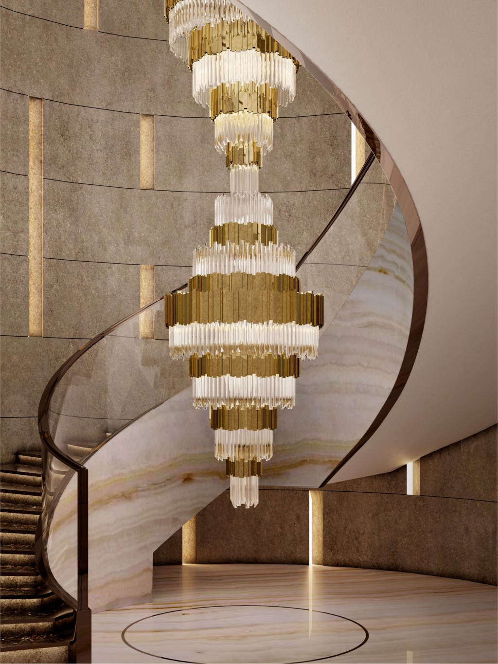 Alluring Hallway Opulence