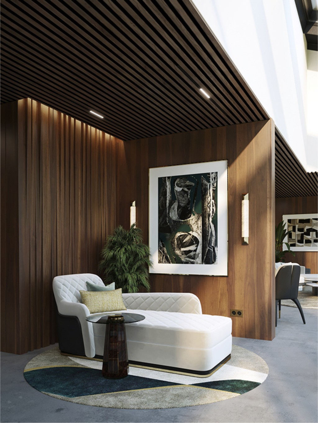 Timeless Reading Corner at Luxury Chalet