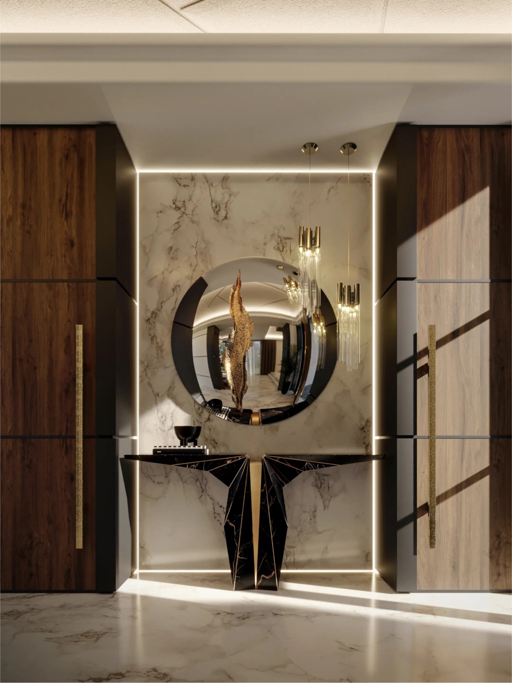 World of Luxury with an Exquisite Entryway