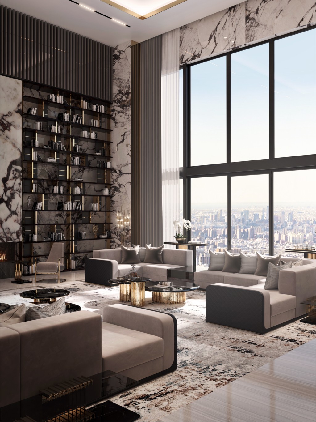 Boundless Elegance In A Living Room