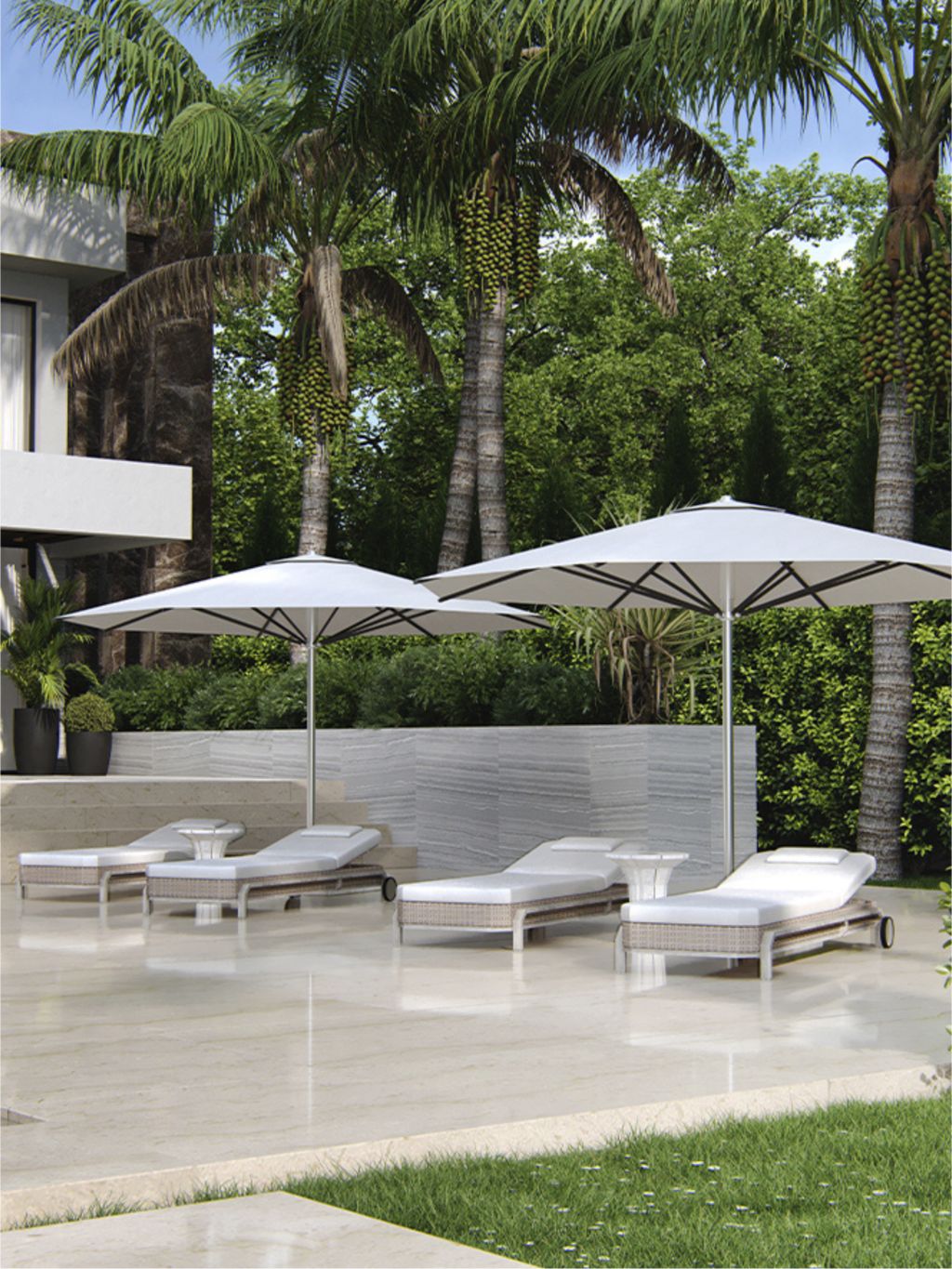 Stylish Sun Lounger For Relaxing Outside