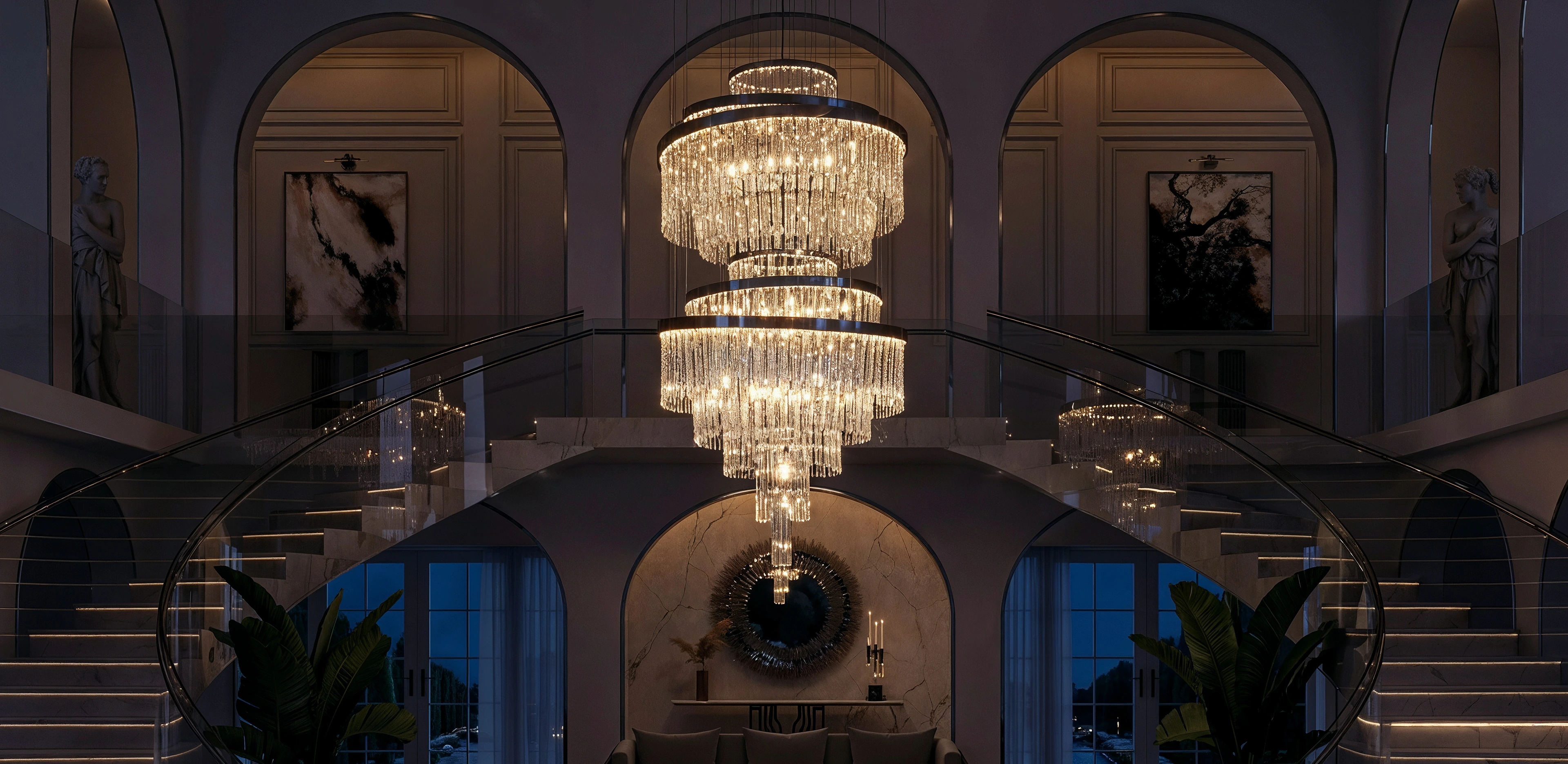 Illuminate Grand Entryways